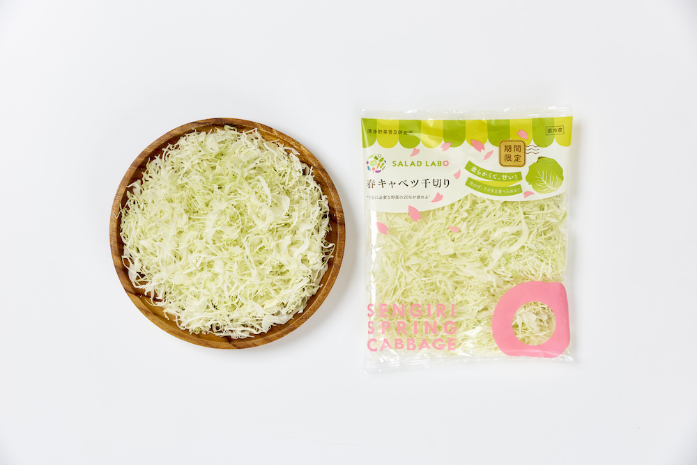 春キャベツ千切り商品写真